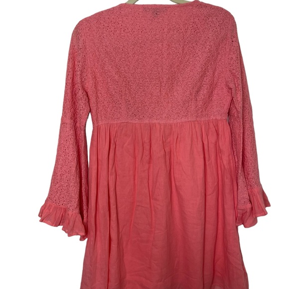 Boston Proper Lace Embroidered Mini Dress, NWOT, Size XXS - Picture 3 of 9